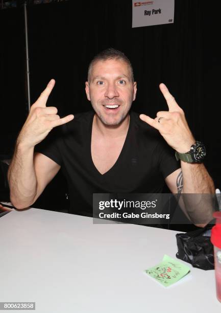 Actor Ray Park attends the Amazing Las Vegas Comic Con at the Las Vegas Convention Center on June 24, 2017 in Las Vegas, Nevada.