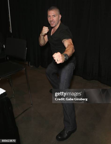 Actor Ray Park attends the Amazing Las Vegas Comic Con at the Las Vegas Convention Center on June 24, 2017 in Las Vegas, Nevada.