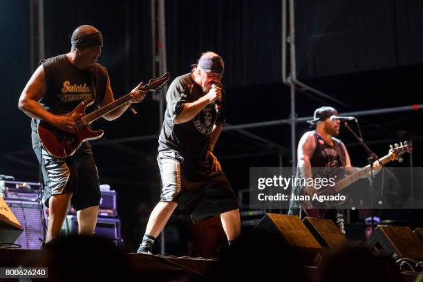 Mike Muir of Suicidal Tendencies performs on stage at the Download Festival on June 24, 2017 in Madrid, Spain.