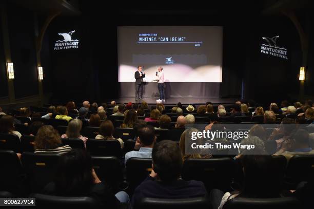 Director Nick Broomfield and Basil Tsiokos attend the "Whitney: Can I Be Me" Q&A during the 2017 Nantucket Film Festival - Day 4 on June 24, 2017 in...