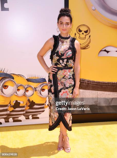 Actress Jenny Slate attends the premiere of "Despicable Me 3" at The Shrine Auditorium on June 24, 2017 in Los Angeles, California.