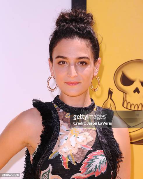 Actress Jenny Slate attends the premiere of "Despicable Me 3" at The Shrine Auditorium on June 24, 2017 in Los Angeles, California.