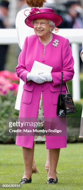 Queen Elizabeth II attends day 5 of Royal Ascot at Ascot Racecourse on June 24, 2017 in Ascot, England.