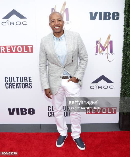 Music executive Kevin Liles attends Culture Creators 2nd Annual Awards Brunch Presented By Motions Hair And Ciroc at Mr. C Beverly Hills on June 24,...