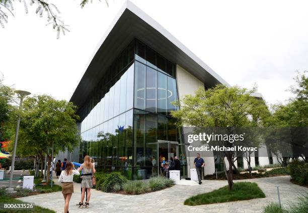 View of the atmosphere at the grand opening of The Wallis Annenberg PetSpace on June 24, 2017 in Playa Vista, California.