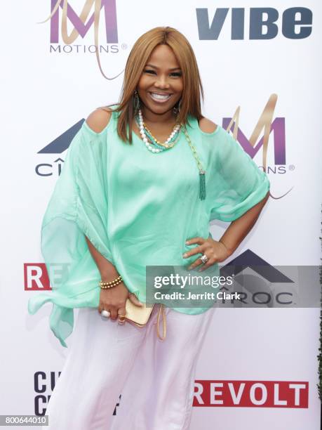 Mona Scott-Young attends Culture Creators 2nd Annual Awards Brunch Presented By Motions Hair And Ciroc at Mr. C Beverly Hills on June 24, 2017 in...