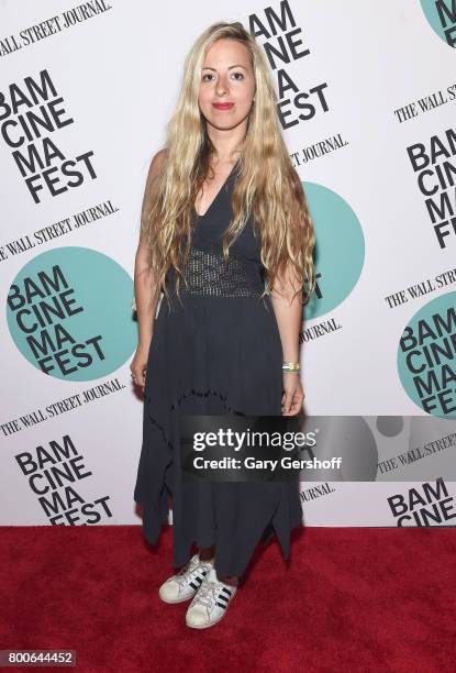 Filmmaker Crystal Moselle attends the BAMcinemaFest 2017 closing night premiere of "Golden Exits" at BAM Harvey Theater on June 24, 2017 in New York...
