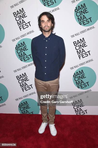 Writer/director Alex Ross Perry attends the BAMcinemaFest 2017 closing night premiere of "Golden Exits" at BAM Harvey Theater on June 24, 2017 in New...