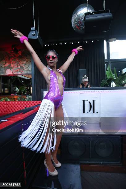 Dancer performs at Teaze during NYC Pride at The DL on June 24, 2017 in New York City.