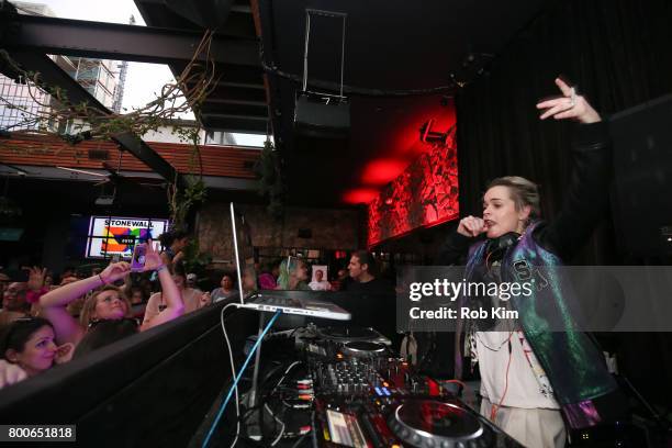 Taryn Manning performs at Teaze during NYC Pride at The DL on June 24, 2017 in New York City.