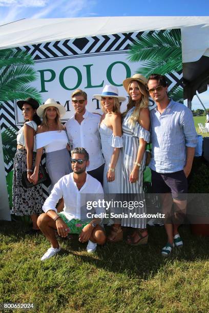 Cast of Bravo's "Summer House" attend the First Annual Polo Hamptons Match at Southampton Polo Club on June 24, 2017 in New York City.