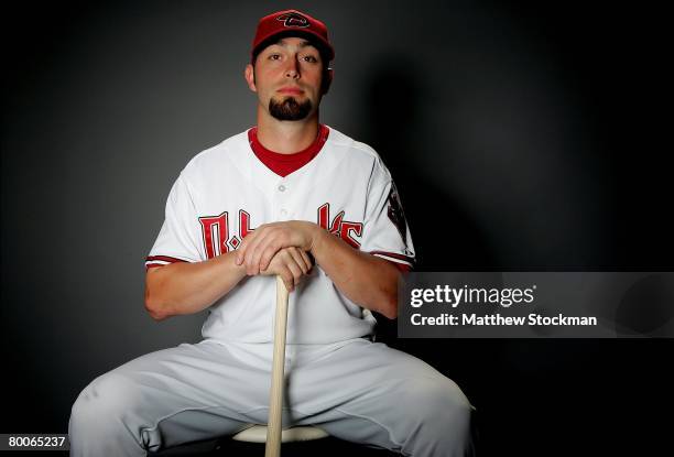 Frank Curreri of the Arizona Diamondbacks poses for a portrait during photo day at their minor league facility in Tucson, Arizona on February 26,...