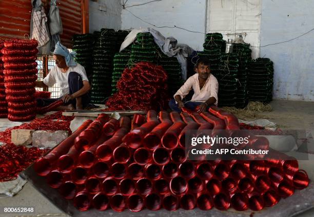 Bangle Making 445 Indian Glass Bangles Stock Photos, High-Res Pictures, and Images ...