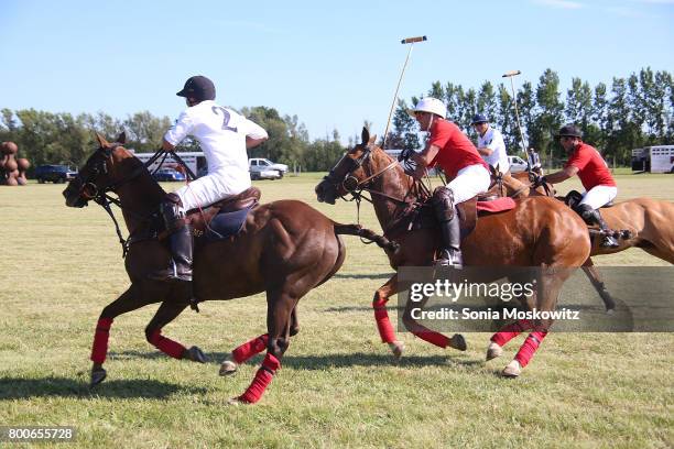 Atmosphere at the First Annual Polo Hamptons Match at Southampton Polo Club on June 24, 2017 in New York City.