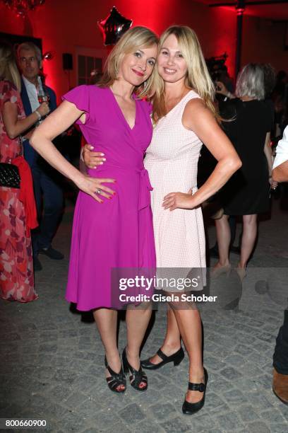 Katharina Abt and Dolly Zierl during the 'Audi Director's cut' Party during the Munich film festival at Praterinsel on June 24, 2017 in Munich,...