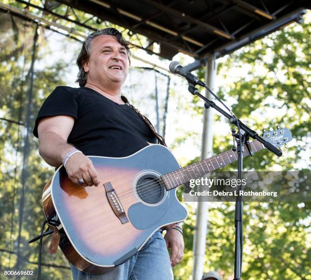 Joe D'Urso performs at the Rockland-Bergen Music Festival at German Masonic Park on June 24, 2017 in Tappan, New York.