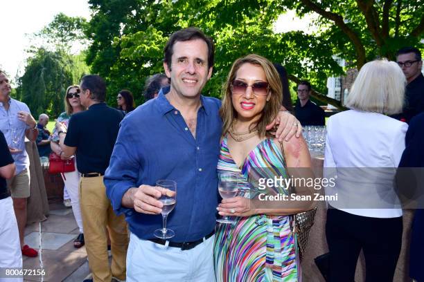 Max Reynal and Kristine Reynal attend Maison Gerard Presents Marino di Teana: A Lifetime of Passion and Expression at Michael Bruno and Alexander...