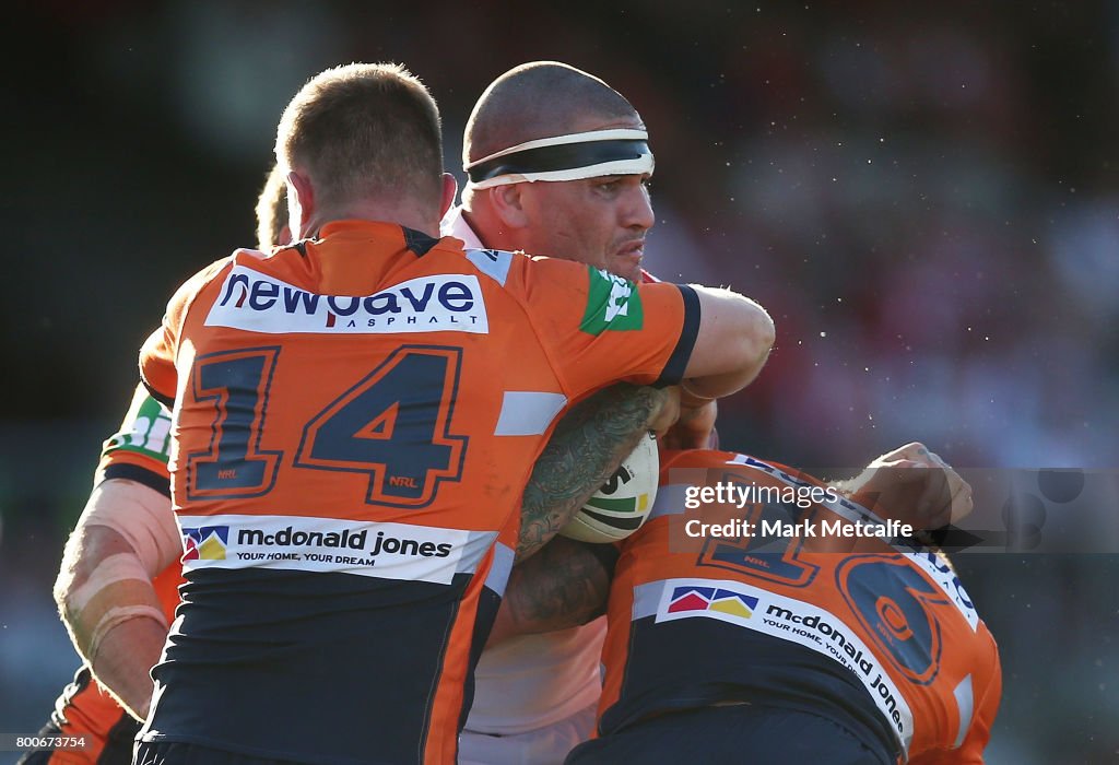 NRL Rd 16 - Dragons v Knights