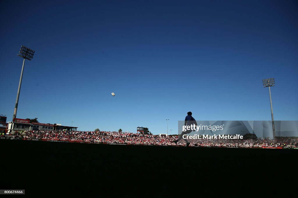 NRL Rd 16 - Dragons v Knights