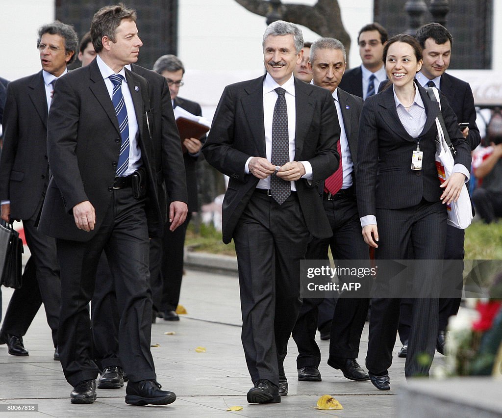 Italian Foreign Minister Massimo D'Alema