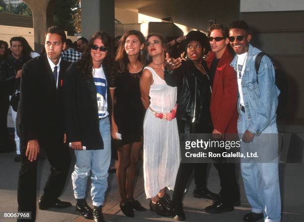 Norman Korpi, Andre Comeau, Julie Oliver, Rebecca Blasband, Heather B., Eric Nies and Kevin Powell of The Real World New York Cast