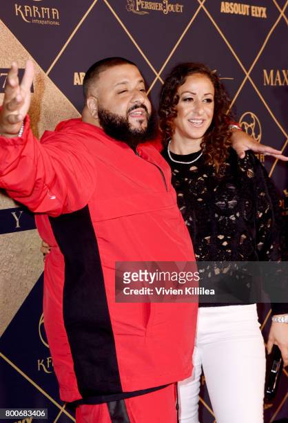 Khaled and Nicole Tuck attend the 2017 MAXIM Hot 100 Party at Hollywood Palladium on June 24, 2017 in Los Angeles, California.