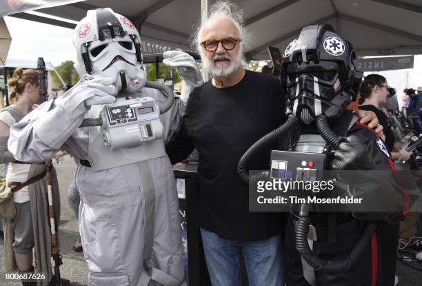 Lorne Peterson, creator of Star Wars Millenium Falcon attends the ID10T Festival at Shoreline Amphitheatre on June 24, 2017 in Mountain View,...