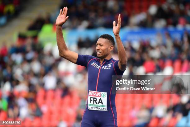 Mickael Hanany during the European Athletics Team Championships Super League at Grand Stade Lille Mtropole on June 24, 2017 in Lille, France.