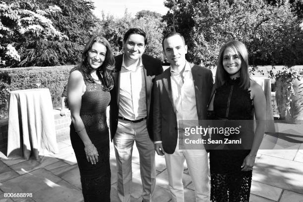 Shamin Abas, Chris Montero, Robert Butler and Elise Reid attend Maison Gerard Presents Marino di Teana: A Lifetime of Passion and Expression at...
