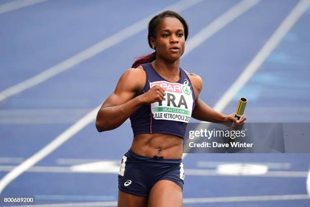 Carole Zahi during the European Athletics Team Championships Super League at Grand Stade Lille Mtropole on June 24, 2017 in Lille, France.