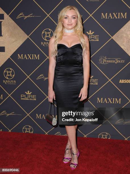 Actress Peyton List arrives at The 2017 MAXIM Hot 100 Party at Hollywood Palladium on June 24, 2017 in Los Angeles, California.