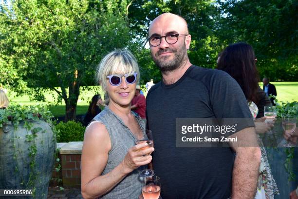Judy Bellova and Arman Bellova attend Maison Gerard Presents Marino di Teana: A Lifetime of Passion and Expression at Michael Bruno and Alexander...
