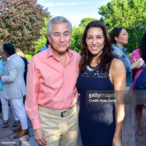 Robert Zimmerman and Shamin Abas attend Maison Gerard Presents Marino di Teana: A Lifetime of Passion and Expression at Michael Bruno and Alexander...