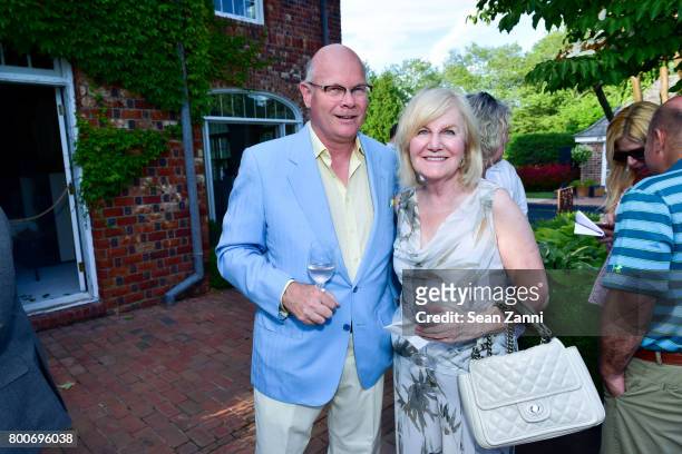 Christopher Chop and Mary Jane McGlocklin attend Maison Gerard Presents Marino di Teana: A Lifetime of Passion and Expression at Michael Bruno and...