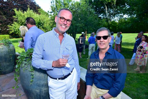 Richard Blanchette and Thomas Rozboril attend Maison Gerard Presents Marino di Teana: A Lifetime of Passion and Expression at Michael Bruno and...