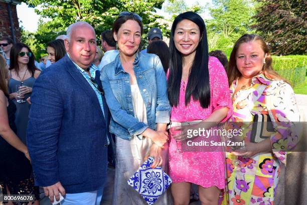 Michael O'Neal, Heidi Lee-Komaromi, Mary Chan and Susan Burke-O'Neal attend Maison Gerard Presents Marino di Teana: A Lifetime of Passion and...