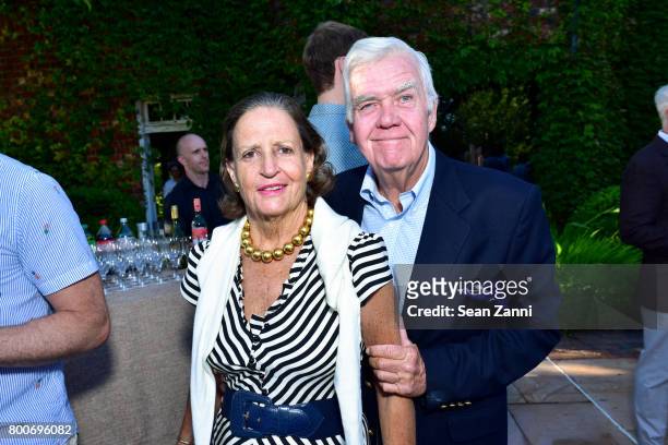 Pamela Walker and Daniel Storey attend Maison Gerard Presents Marino di Teana: A Lifetime of Passion and Expression at Michael Bruno and Alexander...