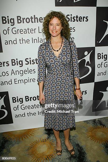 Actress Nancy Travis arrives at the "Big Brother Big Sisters" charity luncheon and ABS by Allen Schwartz fashion show held at The Beverly Hills Hotel...