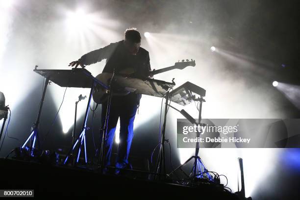 Simon Green aka Bonobo performs with Bonobo at Body & Soul Festival at Ballinlough Castle on June 24, 2017 in Co. Westmeath, Ireland.