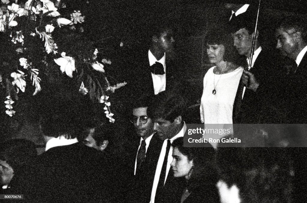 Funeral for Gloria Vanderbilt's Son, Carter Cooper - July 26, 1988