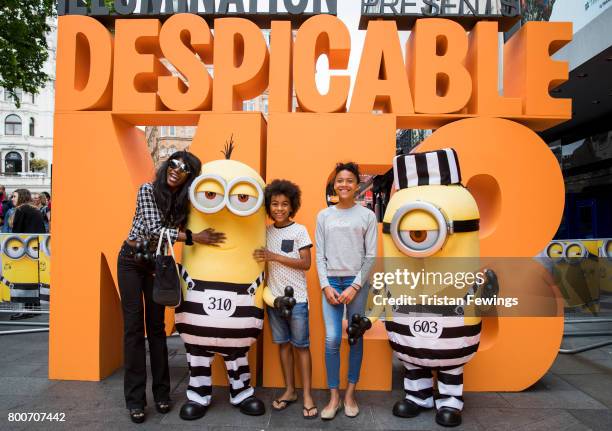 Sinitta attends the special screening of Despicable Me 3 at Odeon Leicester Square on June 25, 2017 in London, England.