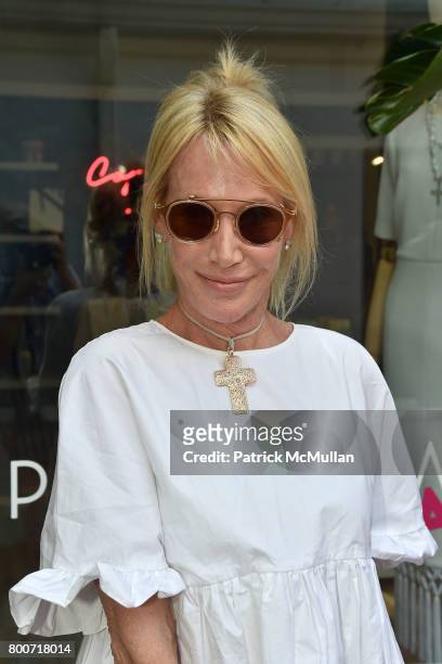 Lisa Jackson attends Lisa Jackson & David Chines hosts LJ Cross, Rose & Shopping Party at Copious Row at Copious Row on June 24, 2017 in Southampton,...