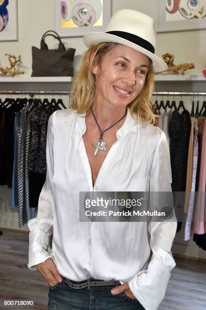 Charlotte Assaf attends Lisa Jackson & David Chines hosts LJ Cross, Rose & Shopping Party at Copious Row at Copious Row on June 24, 2017 in...