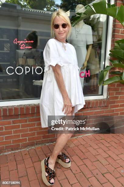 Lisa Jackson attends Lisa Jackson & David Chines hosts LJ Cross, Rose & Shopping Party at Copious Row at Copious Row on June 24, 2017 in Southampton,...