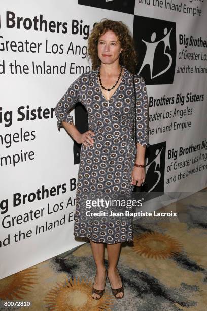 Actress Nancy Travis arrives at the "Big Brother Big Sisters" charity luncheon and ABS by Allen Schwartz fashion show held at The Beverly Hills Hotel...