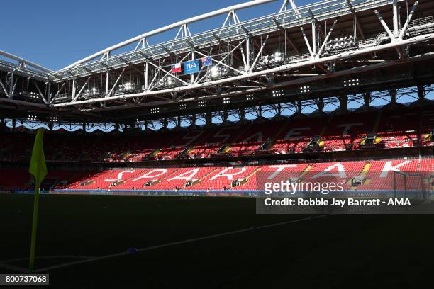 General view of The Spartak Stadium / Otkritie Arena, home of Spartak Moscow in Moscow, Russia. A host venue for the FIFA Confederations Cup Russia...
