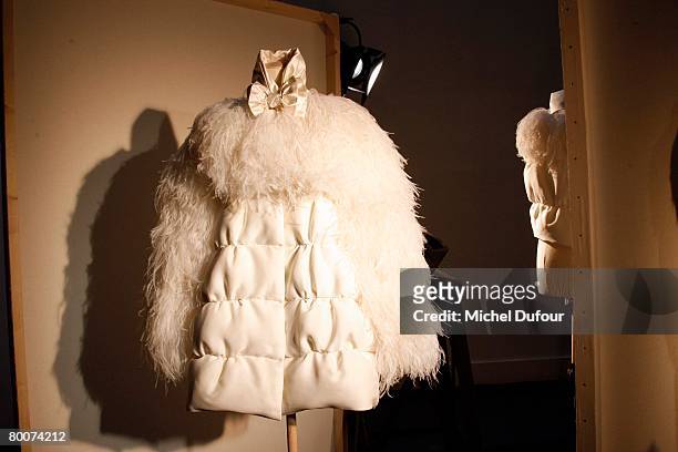 The Moncler Fashion show, gamme Rouge, designed by Giambattita Valli, during Paris Fashion Week Fall-Winter 2008-2009 at Musee Bourdelle on February...
