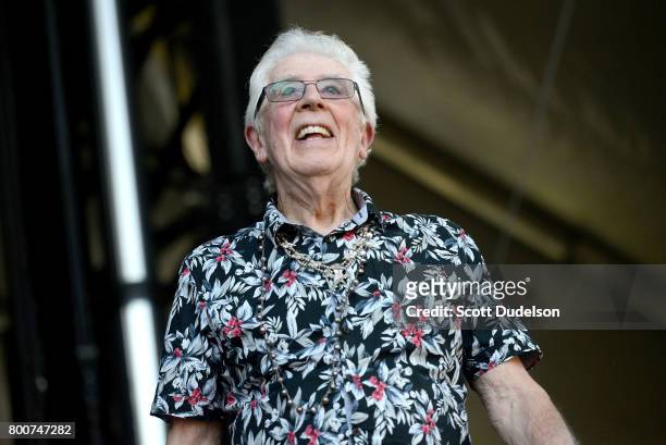 Singer John Mayall performs onstage during Arroyo Seco Weekend at the Brookside Golf Course on June 24, 2017 in Pasadena, California.