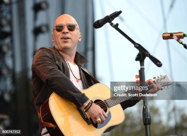 Singer Ed Kowalczyk of the alternative rock band LIVE performs onstage during Arroyo Seco Weekend at the Brookside Golf Course on June 24, 2017 in...