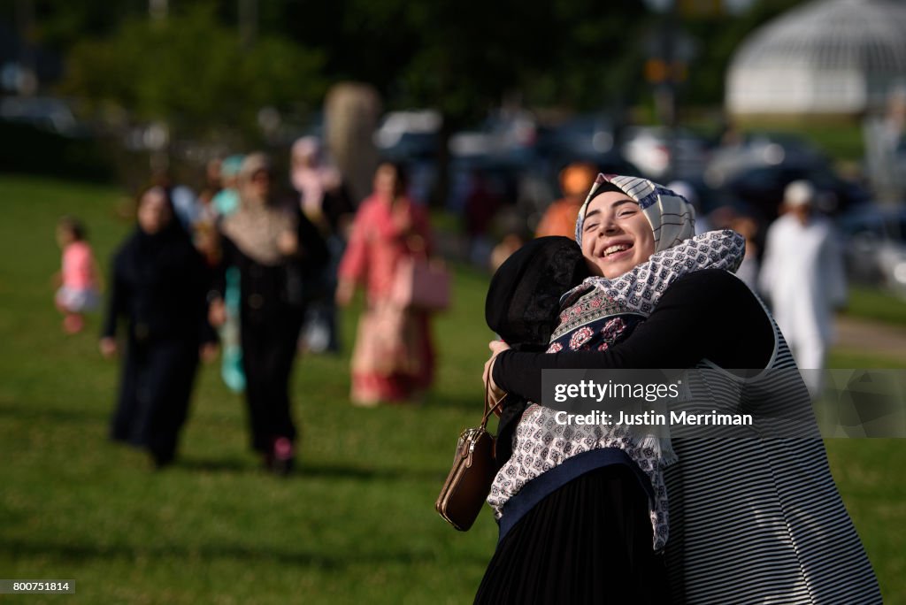 Muslims Mark End Of Ramadan In Pittsburgh, Pennsylvania